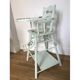 Chaise haute bébé transformable années 50