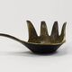 Bowl or sculptural ashtray in brass by Walter Bosse, Herta Baller, Austria, 1950s.
