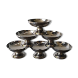 6 stainless steel ice cream cups