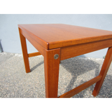 Scandinavian teak bedside side table