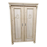 Very beautiful Art Nouveau wardrobe with crown