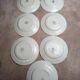 Set of 7 flat plates in ironstone Moulin des Loups FTI 22