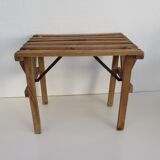 Antique wooden folding seat