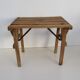 Siège pliant ancien en bois