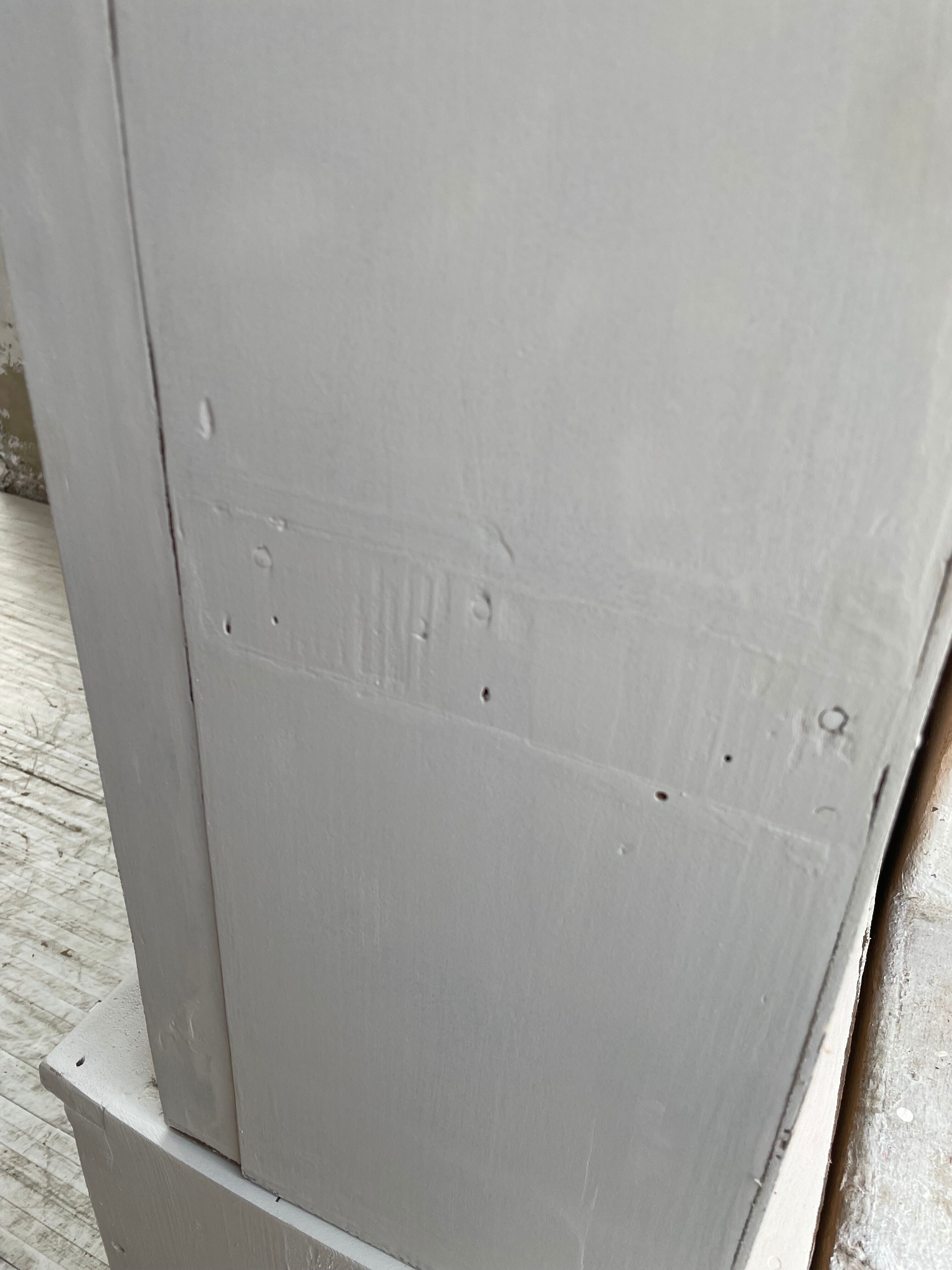 Library showcase ivory white sliding doors