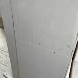 Library showcase ivory white sliding doors