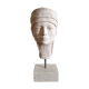 Young girl's head in plaster