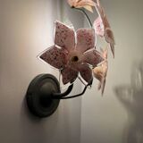 Murano floral wall lights from the 1970s