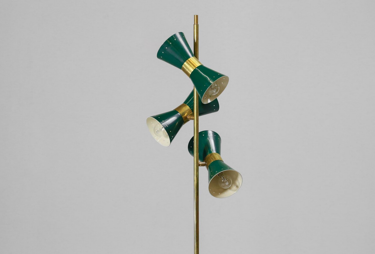 Green diabolo floor lamp