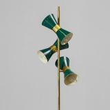 Lampadaire diabolo vert