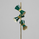 Green diabolo floor lamp