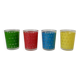 Lot de 4 verres à eau colorés années 70