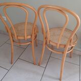Duo of bistro chairs