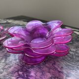 6 pop pink glass cups