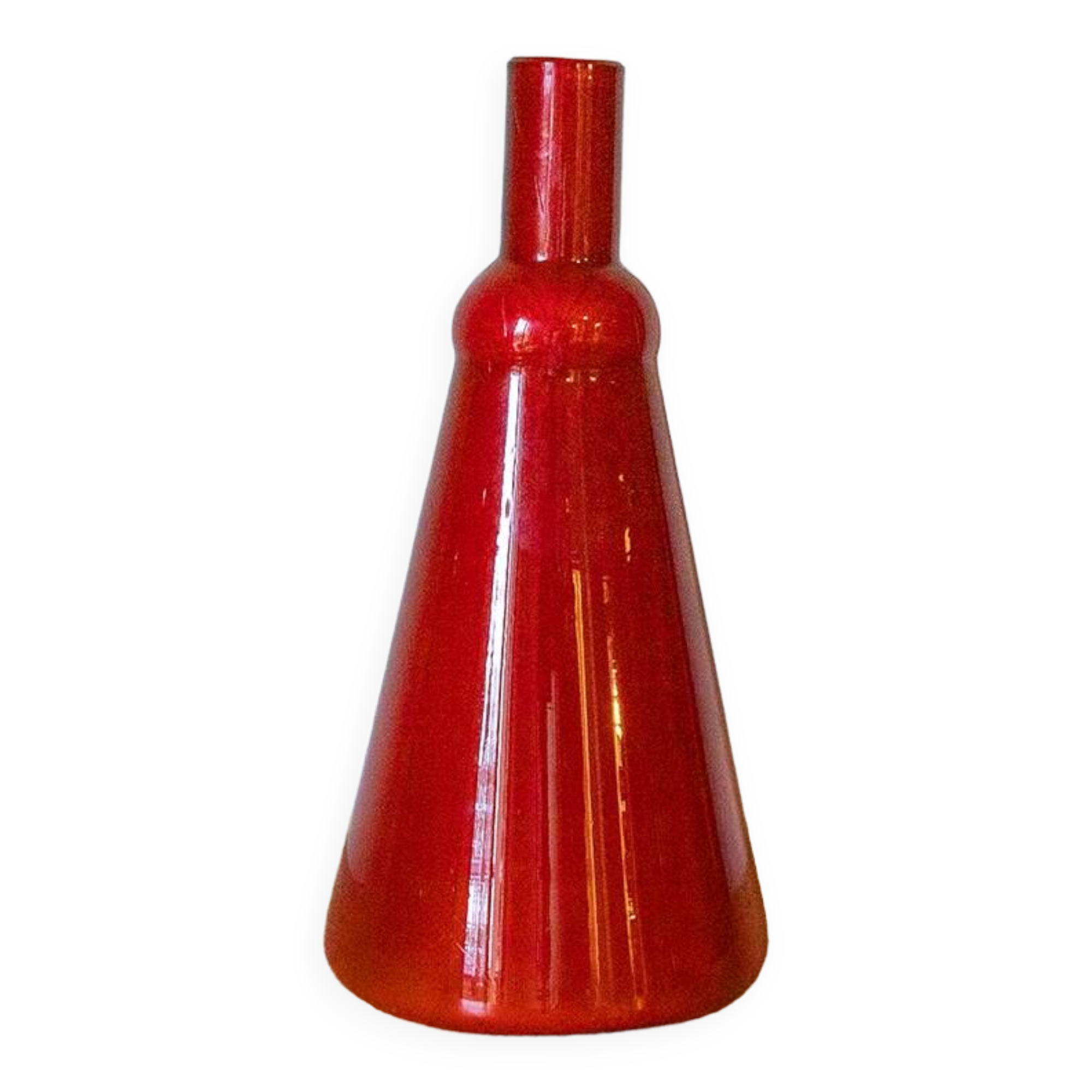 Blown glass carafe circa 1990