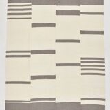 Beige & Gray Ethnic Kilim Rug, 225x276Cm