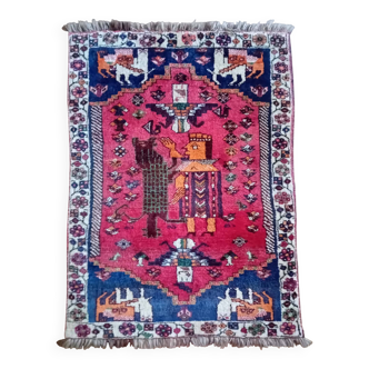 Handmade Qashqai Persian rug 150x111cm