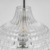 Stunning crystal glass pendant, Peill & Putzler, Germany, 1970s