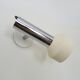 Adjustable wall spotlight in chrome-plated and white lacquered metal. 1970s