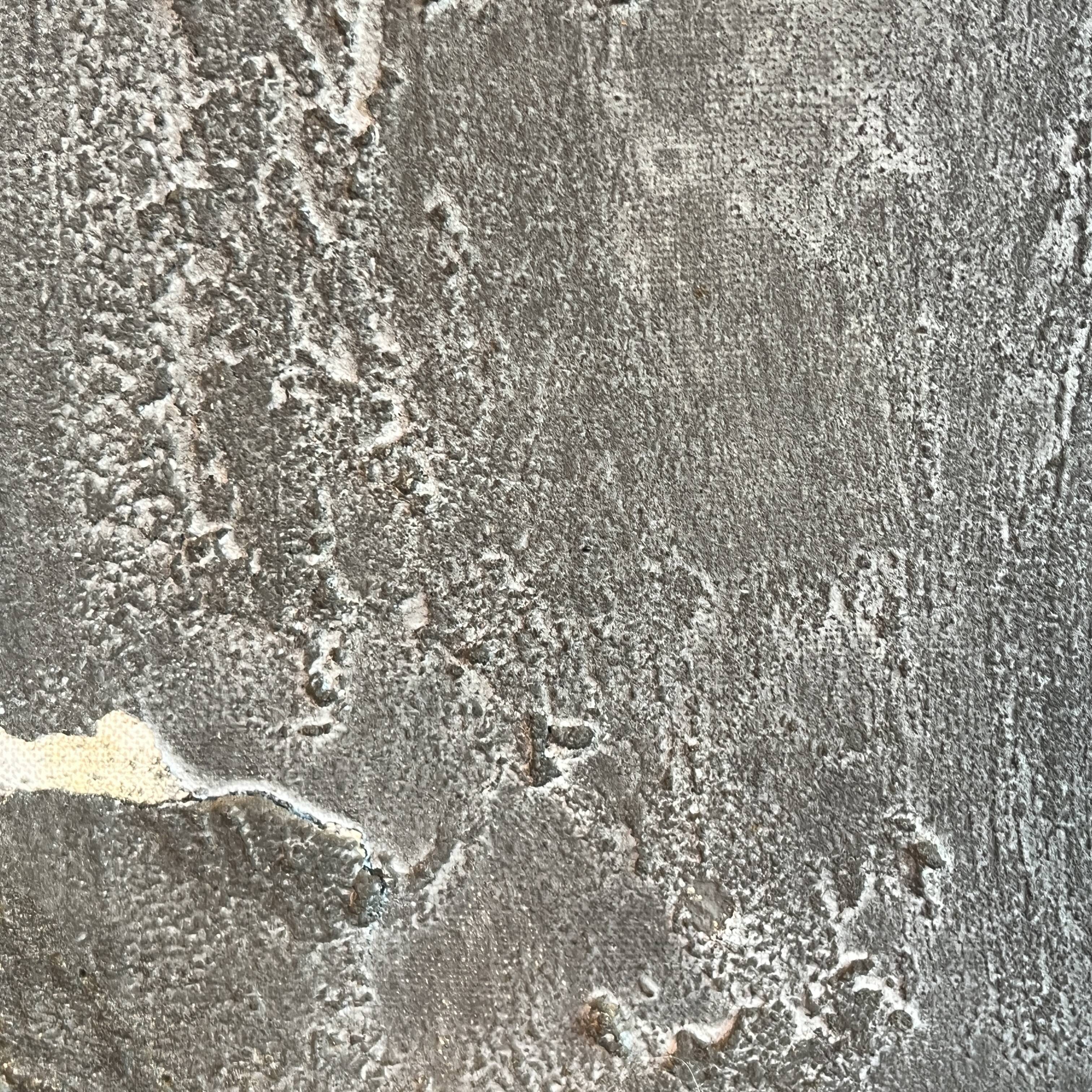 Brutalist abstract painting, louis-marie londot, oil on canvas 1964