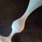 White Opaline Vase 1970s
