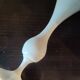 White Opaline Vase 1970s