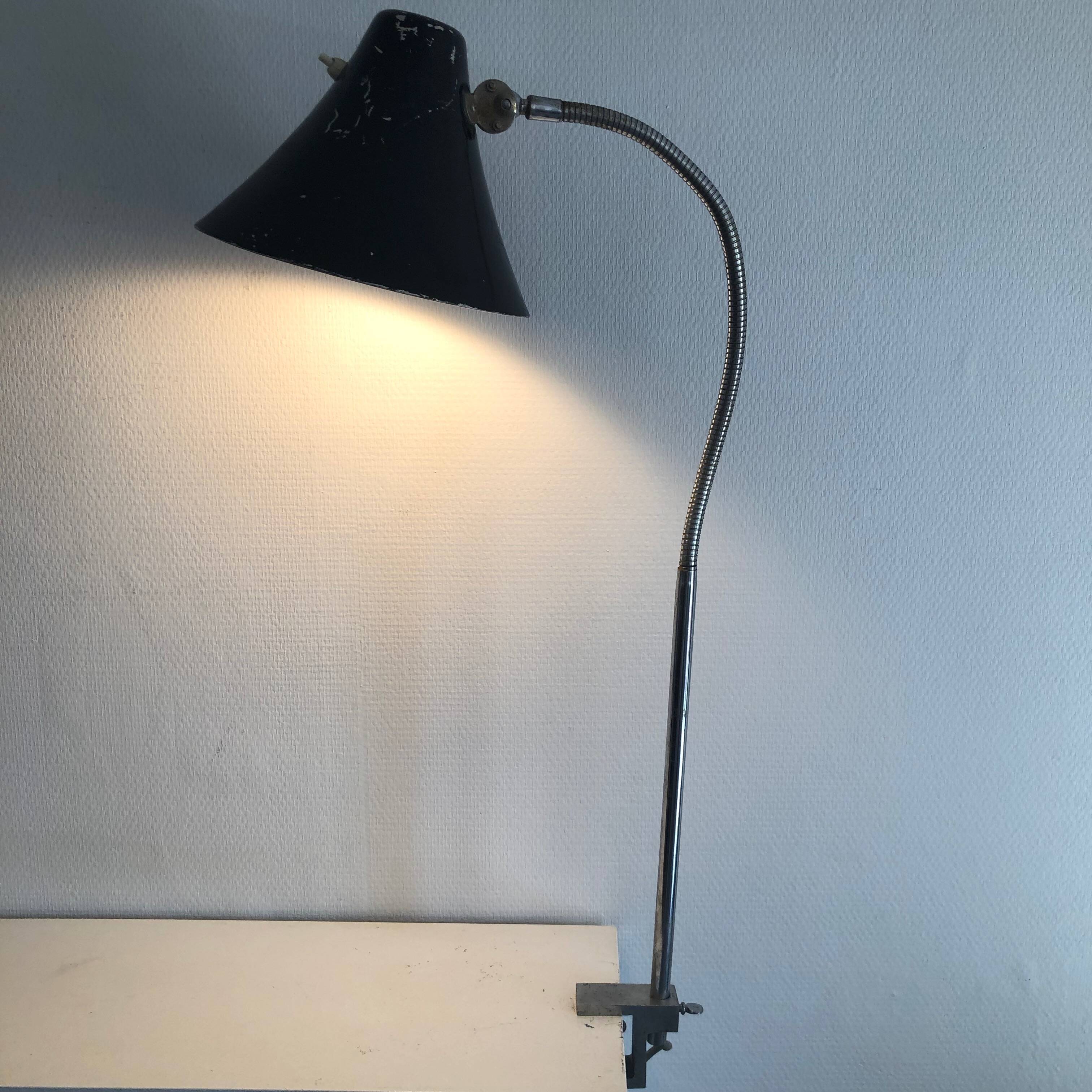 Lampe articulée industrielle, 1950