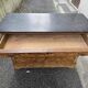 Restoration period commode in walnut burl and black marble – 19th century