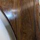 Restoration period daybed in flamed mahogany