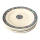 Lot of dessert plates "terre de fer"