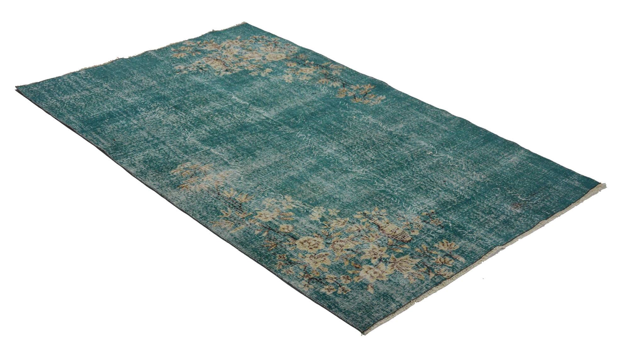 Turkish Anatolian Handmade Vintage Area Rug 250 cm x 161 cm