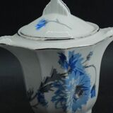 Vintage blue flower coffee service