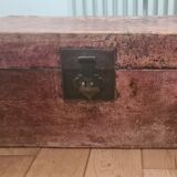 Old travel trunk early twentieth century