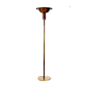 lampadaire art déco suédois années 1930 bronze patiné laiton