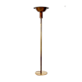 Lampadaire art déco suédois années 1930 bronze patiné laiton