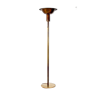 Lampadaire art déco suédois années 1930 bronze patiné laiton