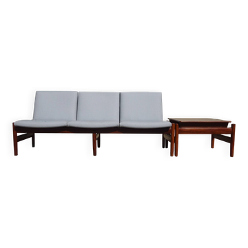 Modular vintage salon in teak signed by Karl SØrlie & SØnner.