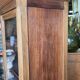 Display cabinet louis xvi style 2 doors in walnut