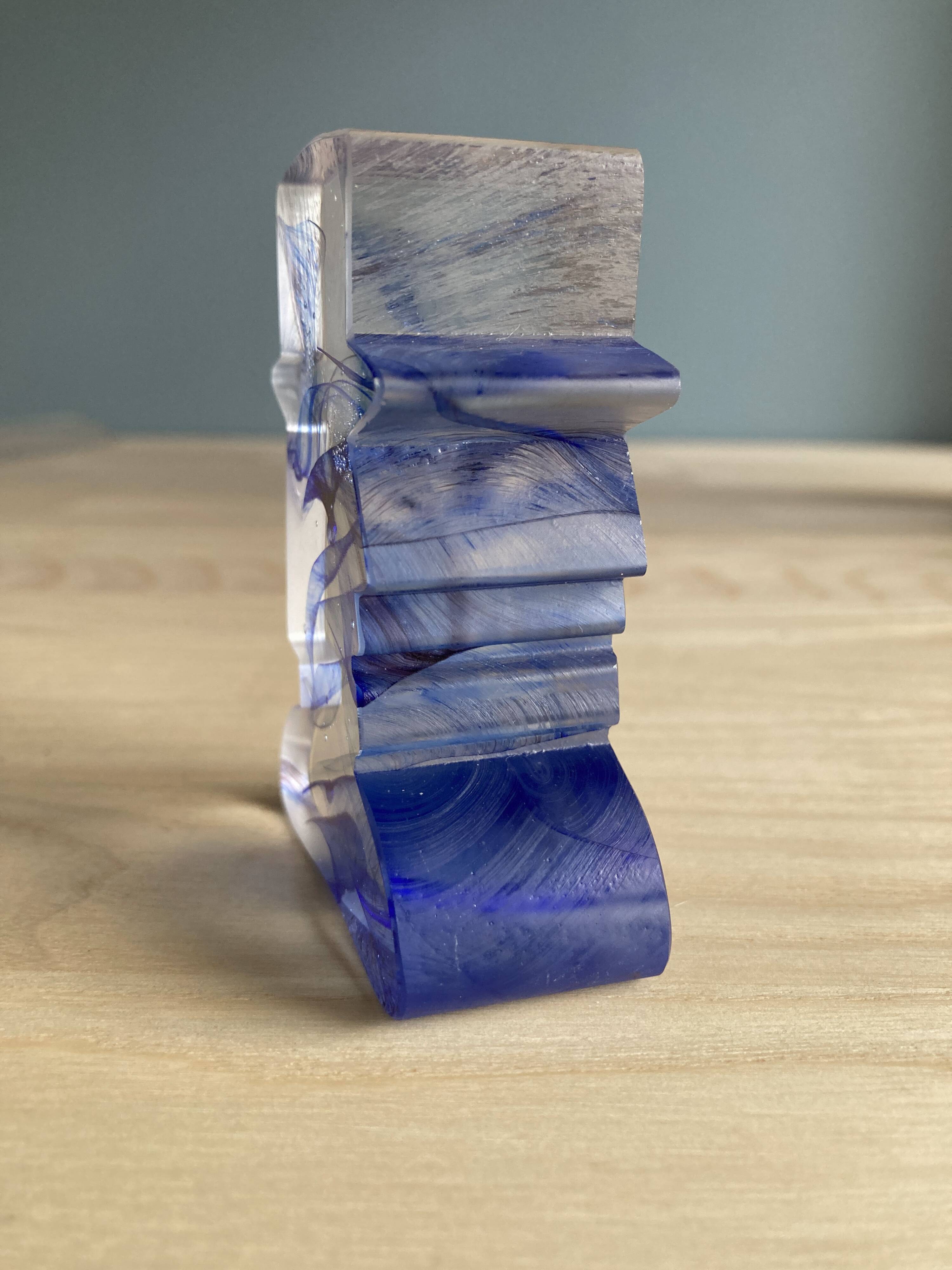Glass sculpture by Bertil Vallien / Kosta Boda (1970s)