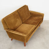 Beech sofa, Scandinavian design, 1960s, designer: Folke Ohlsson, manufacture: Fritz Hansen