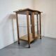 Vintage wooden bar cabinet / display case / shelf