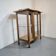 Vintage meuble bar en bois / vitrine / étagère