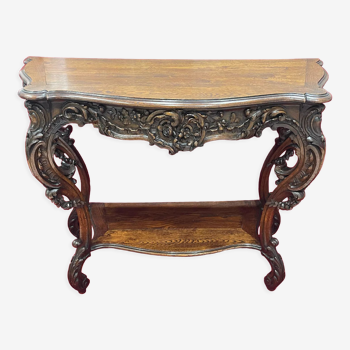 Carved console style Louis XV XIXth