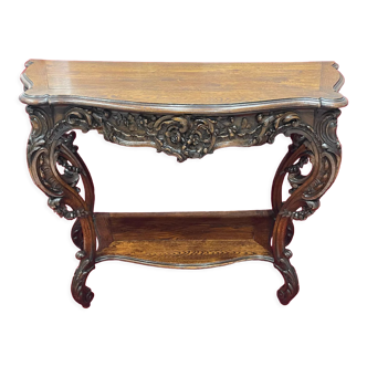 Carved console style Louis XV XIXth