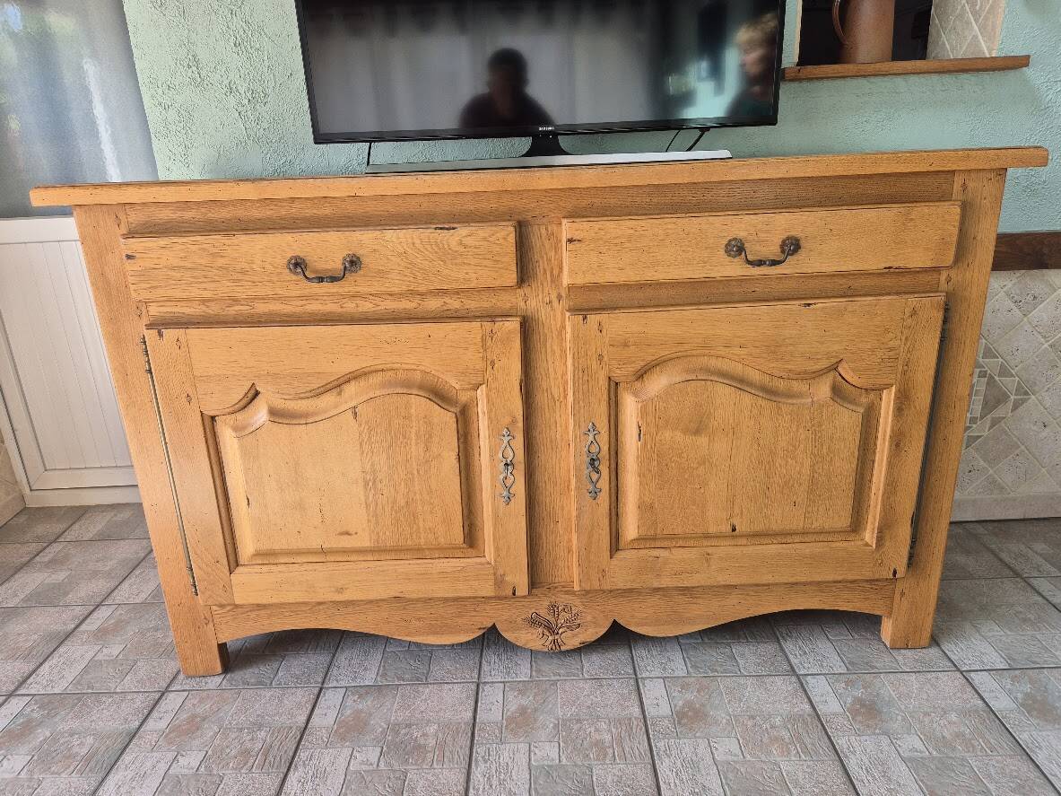 Buffet / Enfilade en chêne massif (170 cm) - Très bon état