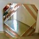 Romeo Rega miroir bicolore 1970