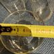 6 antique blown and engraved lemonade glasses