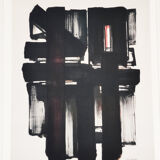 Pierre Soulages lithograph