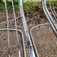 Set of 6 chrome metal design chairs from the 1970s.