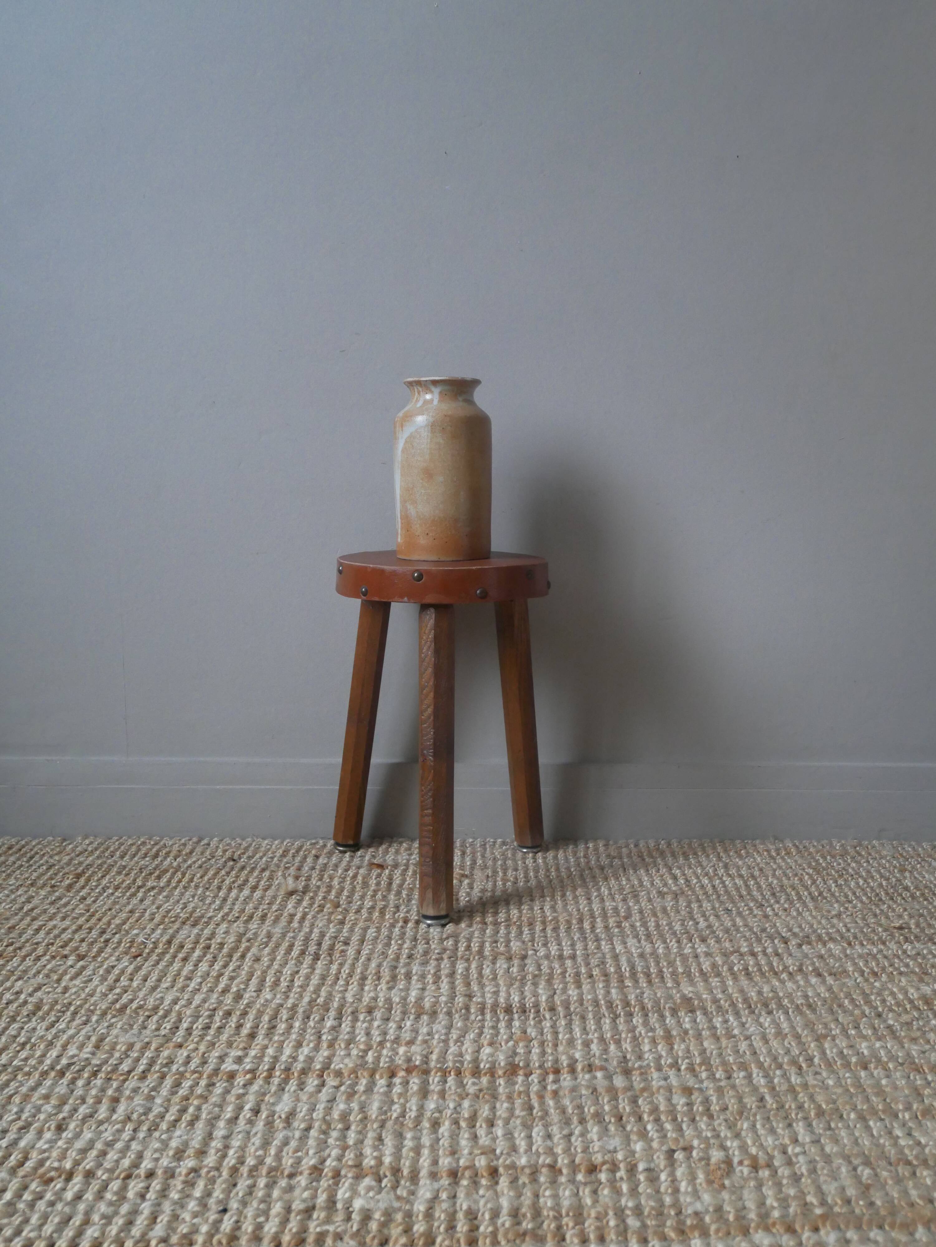 vintage stoneware vase ceramic handmade pottery decoration scandinavian countryside bohemian